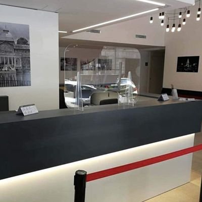 mamparas de protección para mostradores