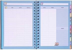Mr wonderful agenda escolar por dentro
